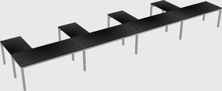 L-shaped desk