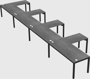 L-shaped desk