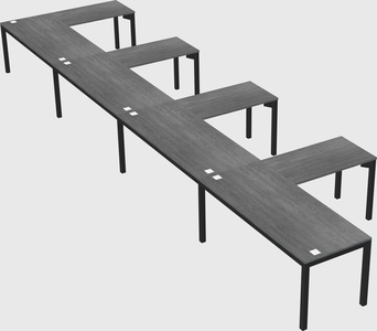 L-shaped desk