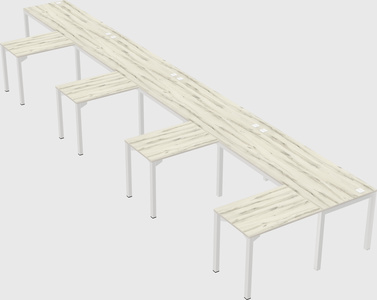 L-shaped desk