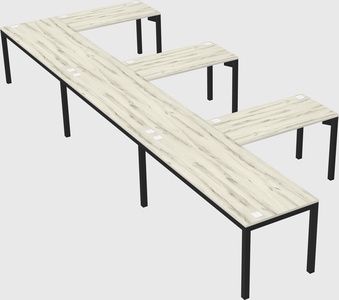 L-shaped desk