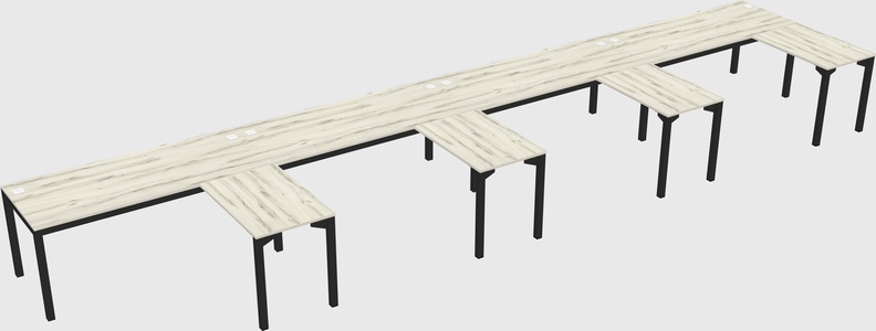 L-shaped desk