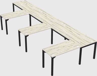 L-shaped desk