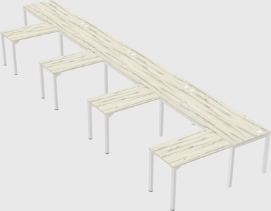 L-shaped desk