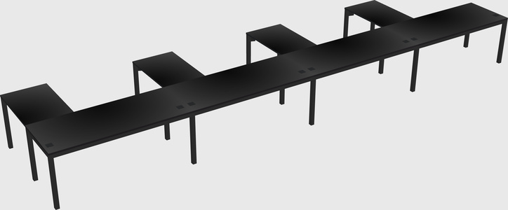 L-shaped desk