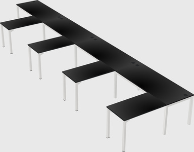 L-shaped desk