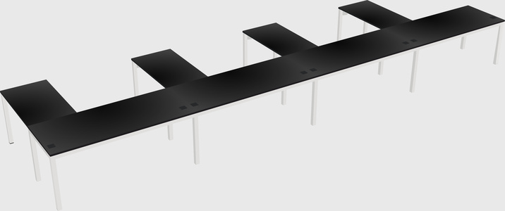 L-shaped desk