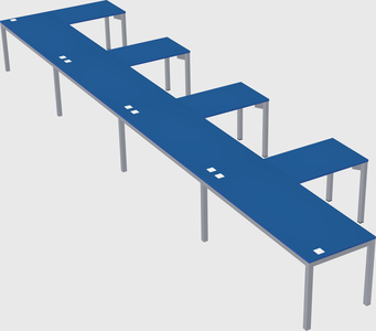 L-shaped desk