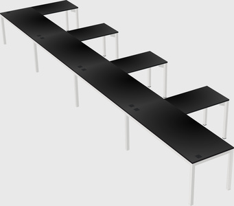 L-shaped desk