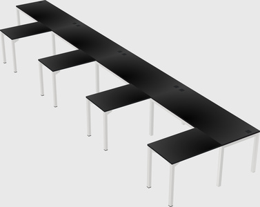 L-shaped desk