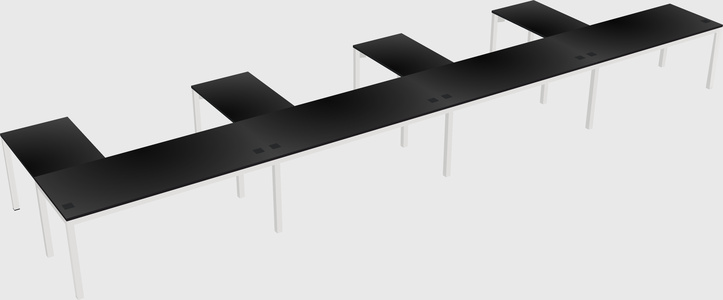 L-shaped desk