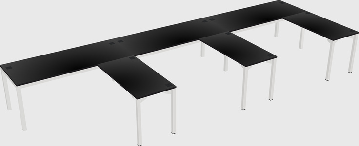 L-shaped desk