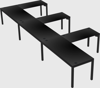 L-shaped desk