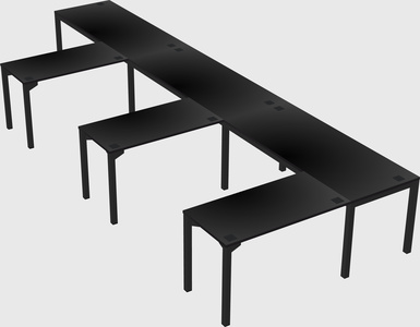 L-shaped desk
