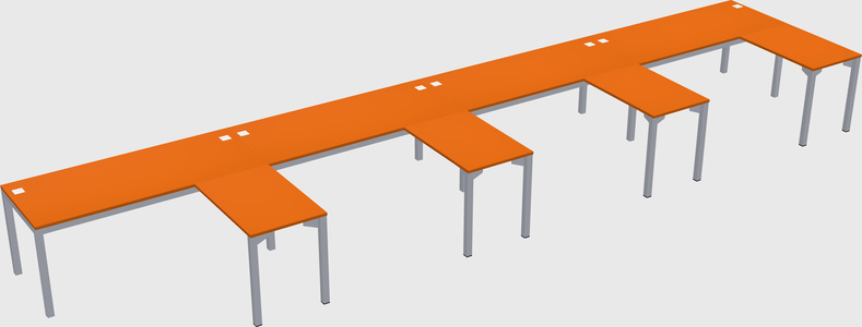 L-shaped desk
