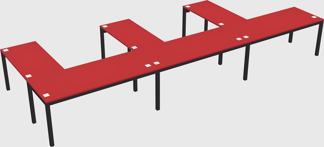 L-shaped desk