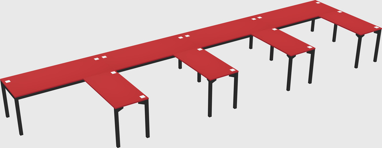L-shaped desk
