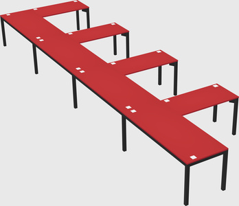 L-shaped desk