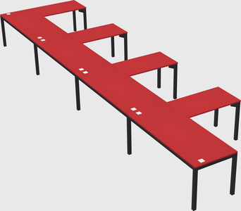 L-shaped desk