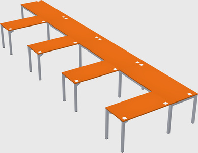 L-shaped desk