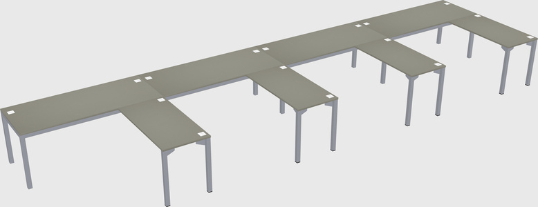 L-shaped desk