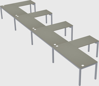 L-shaped desk