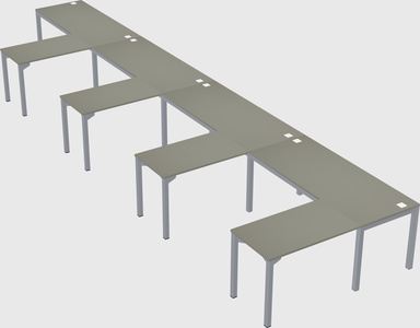 L-shaped desk