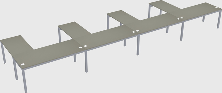 L-shaped desk