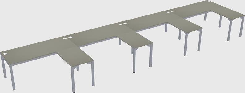 L-shaped desk