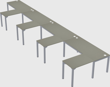 L-shaped desk