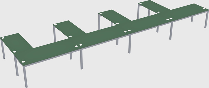 L-shaped desk
