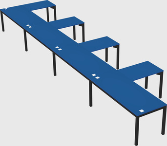 L-shaped desk