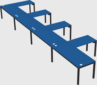 L-shaped desk