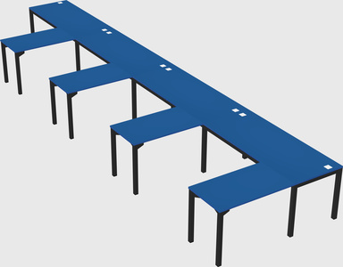 L-shaped desk