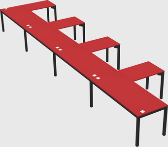 L-shaped desk