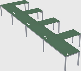 L-shaped desk