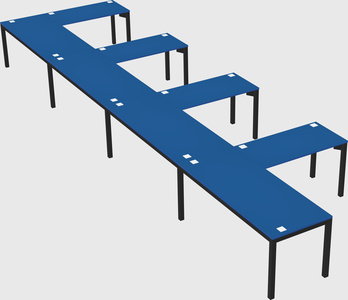 L-shaped desk