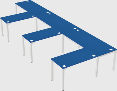 L-shaped desk