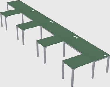 L-shaped desk