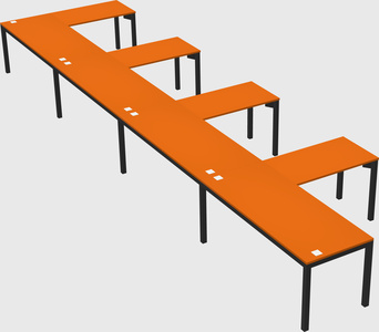 L-shaped desk