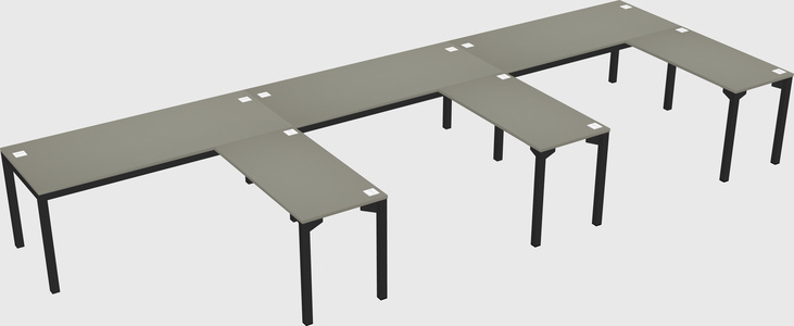L-shaped desk