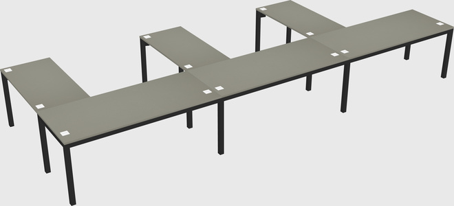 L-shaped desk