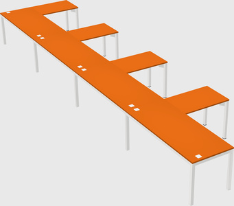 L-shaped desk