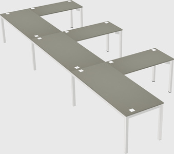 L-shaped desk