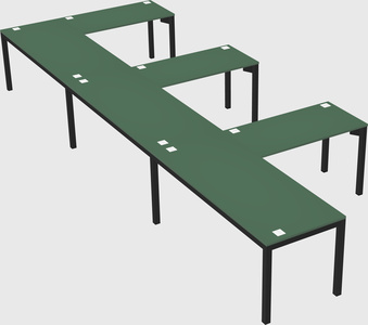 L-shaped desk