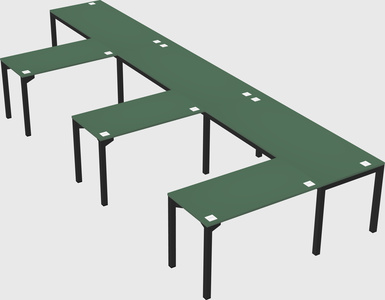L-shaped desk