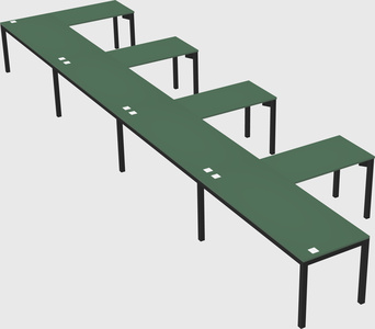 L-shaped desk