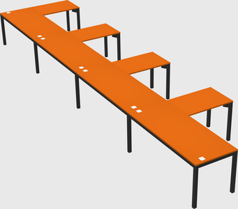 L-shaped desk