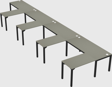 L-shaped desk