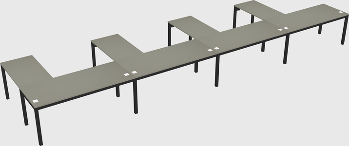 L-shaped desk